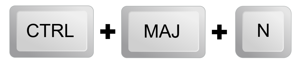 CTRL+MAJ+N